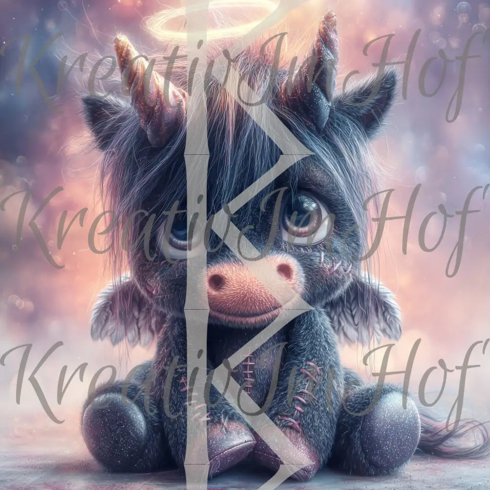 Coverpaper Kleiner Einhorn Engel 10er Pack