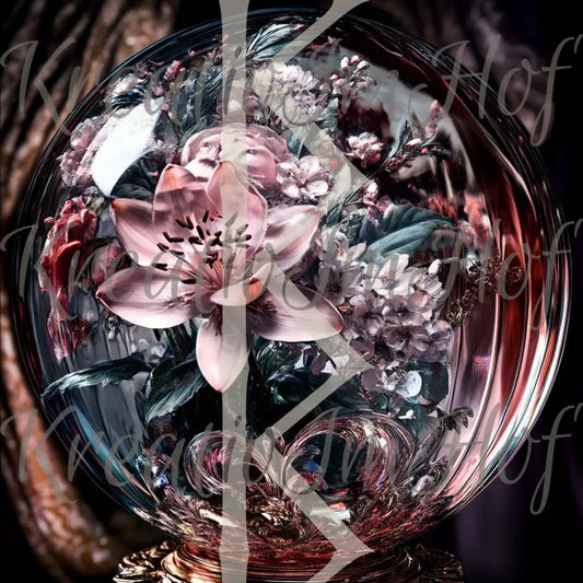 Coverpaper Lilien-Kugel 10er Pack