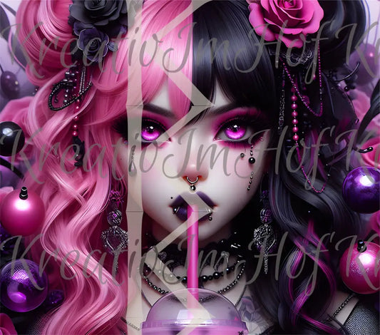 Coverpaper Pink & Black 10er Pack