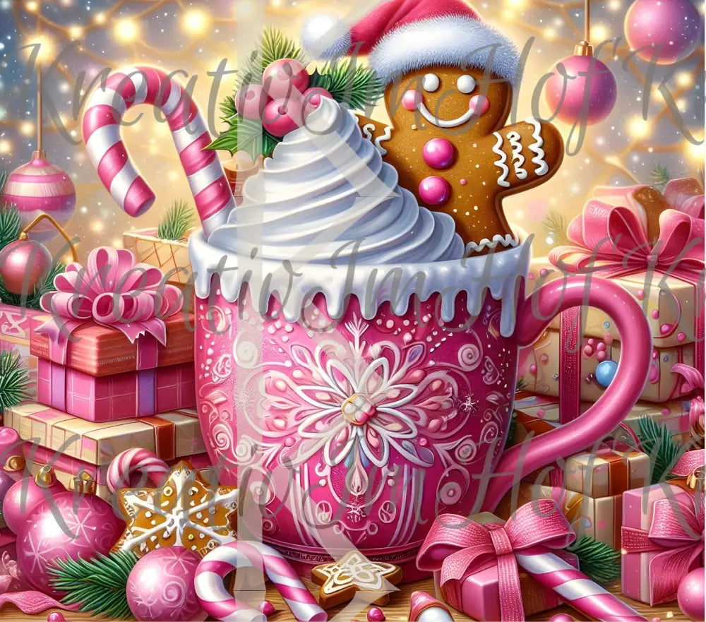 Coverpaper pinke Tasse 10er Pack