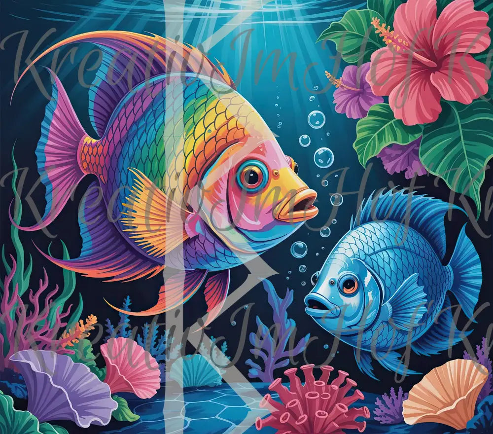 Coverpaper Regenbogenfisch 10er Pack