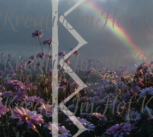Coverpaper Regenbogenwiese 10er Pack