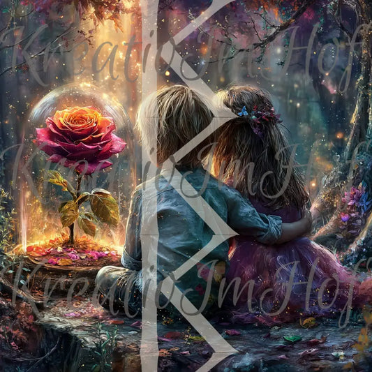 Coverpaper Rosengeschwister 10er Pack