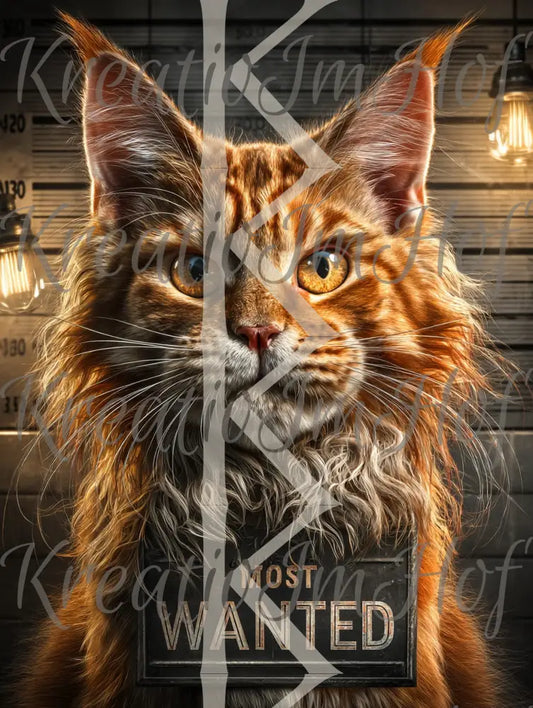 Coverpaper roter Kater 10er Pack