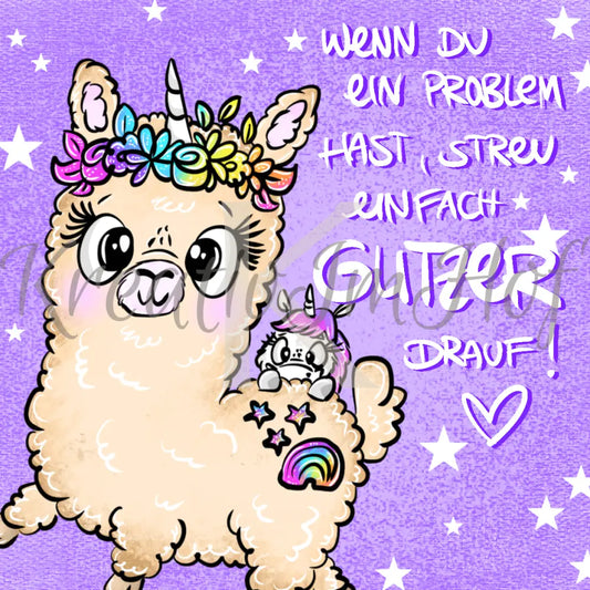 Coverpaper Schnubbi Alpakahorn 10er Pack