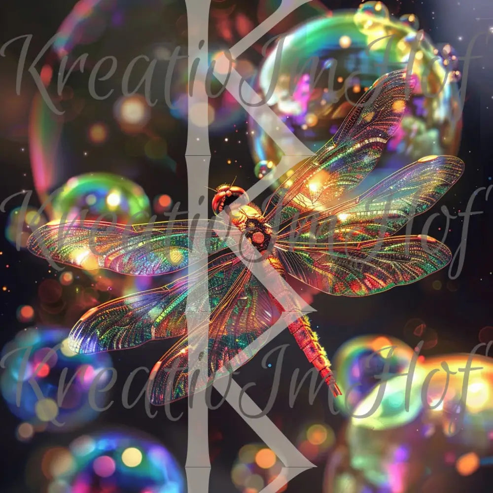 Coverpaper Seifenblasen Libelle 10er Pack