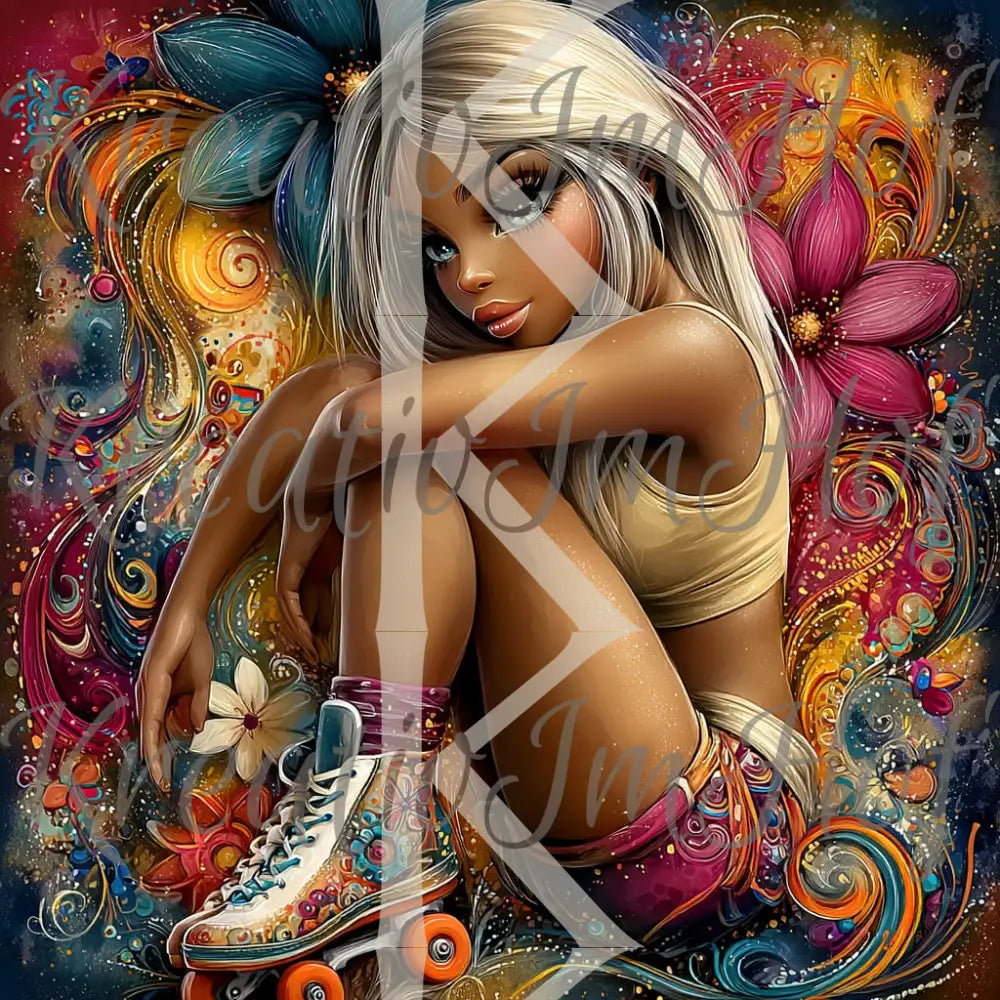 Coverpaper Skatergirl 10er Pack