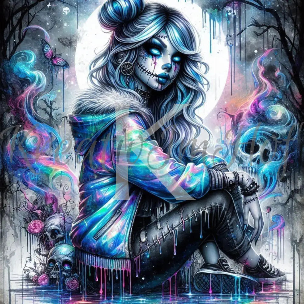 Coverpaper Skull Lady 10er Pack