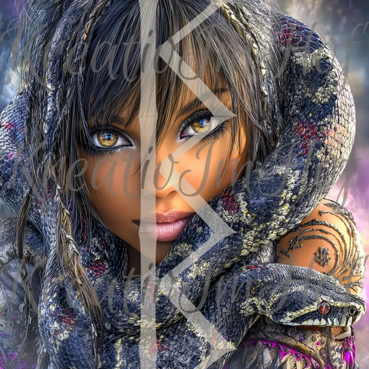 Coverpaper Snake Lady 10er Pack