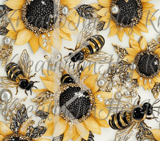 Coverpaper Sonneblumen & Bienen 10er Pack