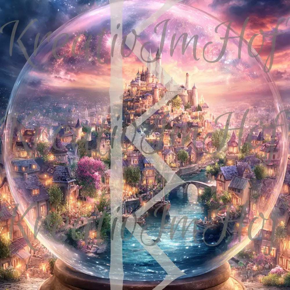 Coverpaper Stadt in der Kugel 10er Pack