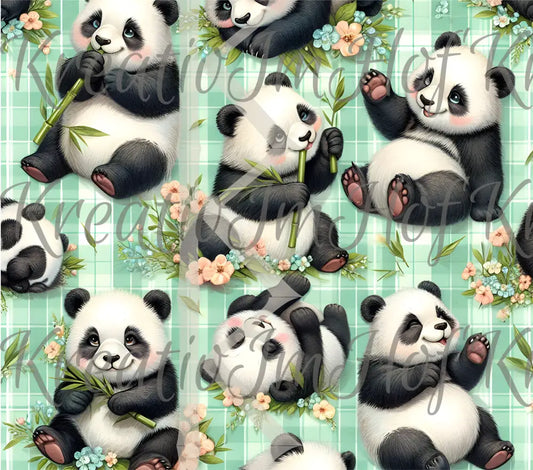 Coverpaper süße Pandas 10er Pack