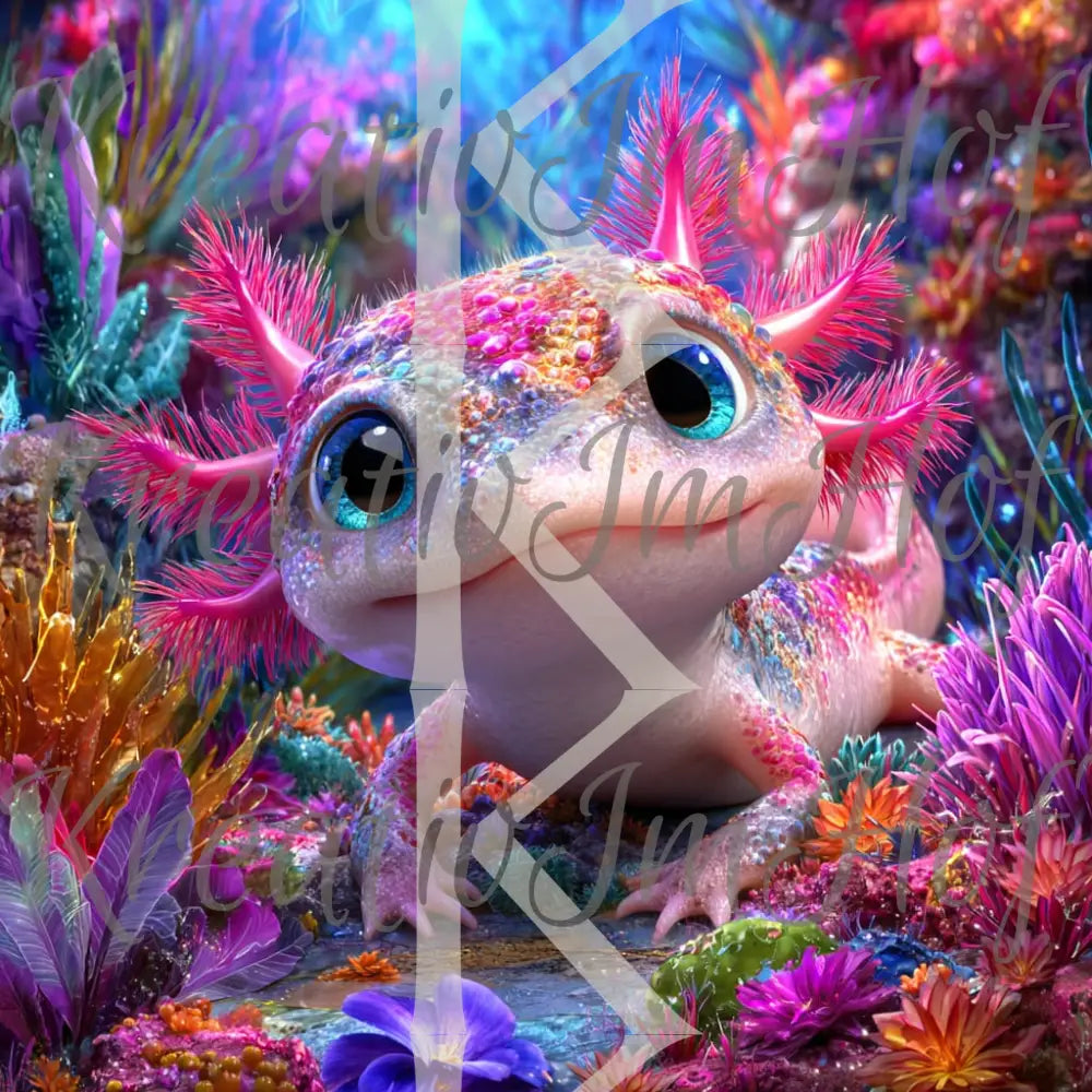 Coverpaper Sweet Axolotl 10er Pack