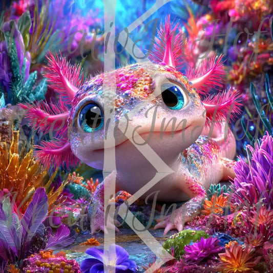 Coverpaper Sweet Axolotl 10er Pack