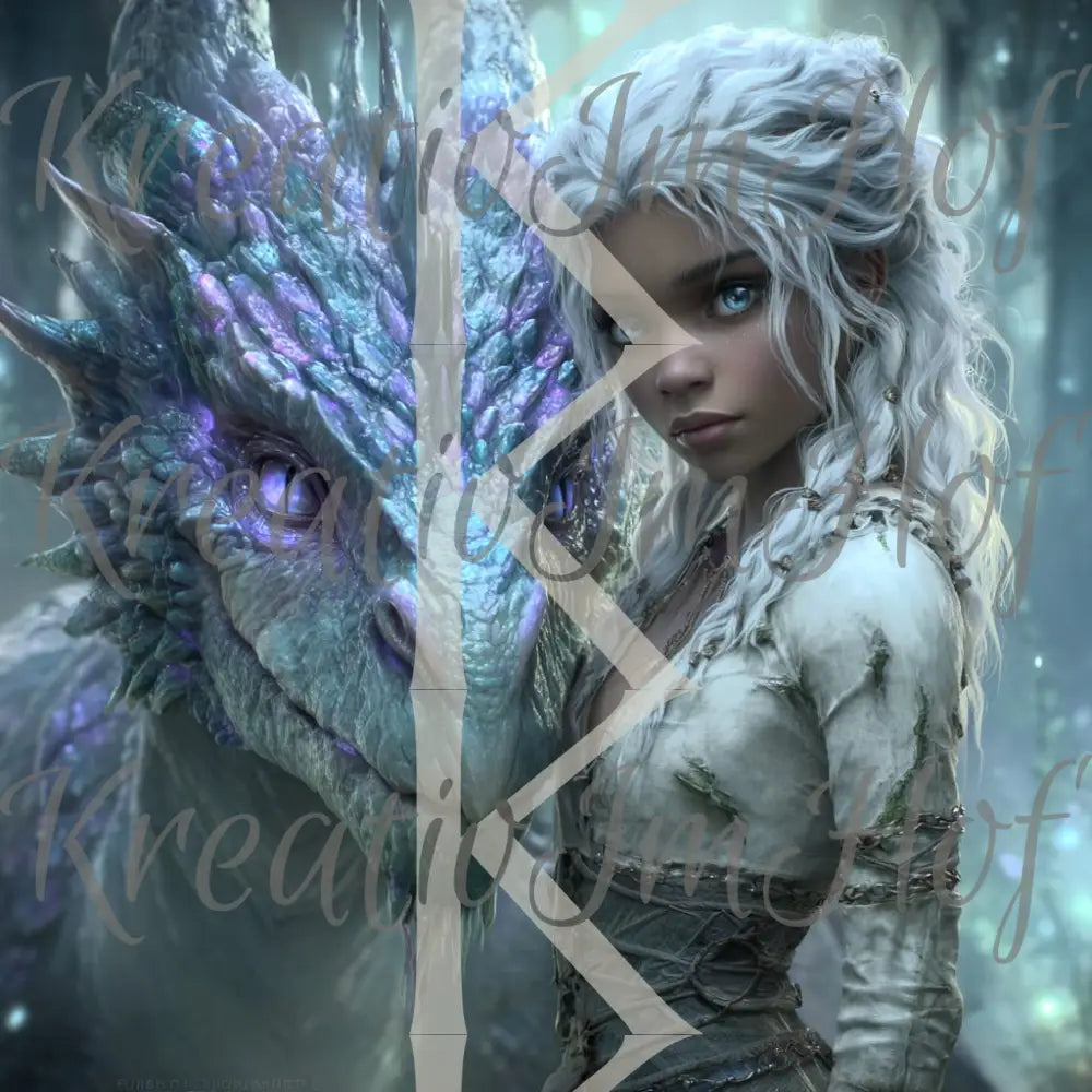 Coverpaper The beauty and the dragon 10er Pack