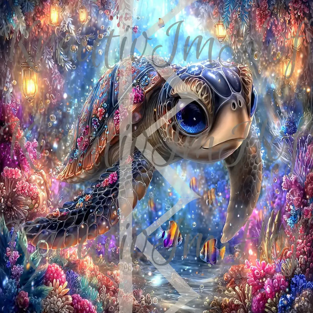 Coverpaper Underwater Turtle 10er Pack