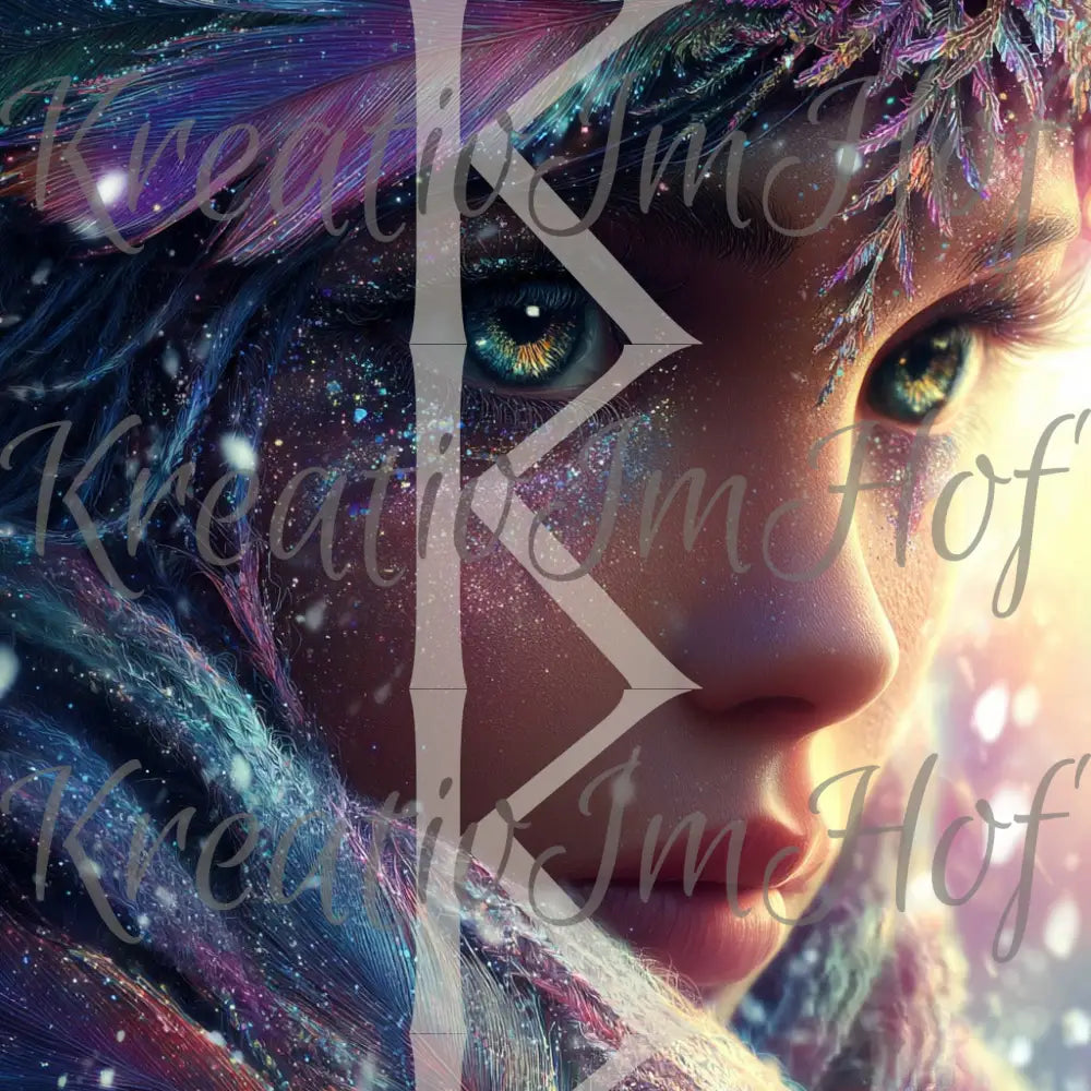 Coverpaper verträumtes Mädchen 10er Pack