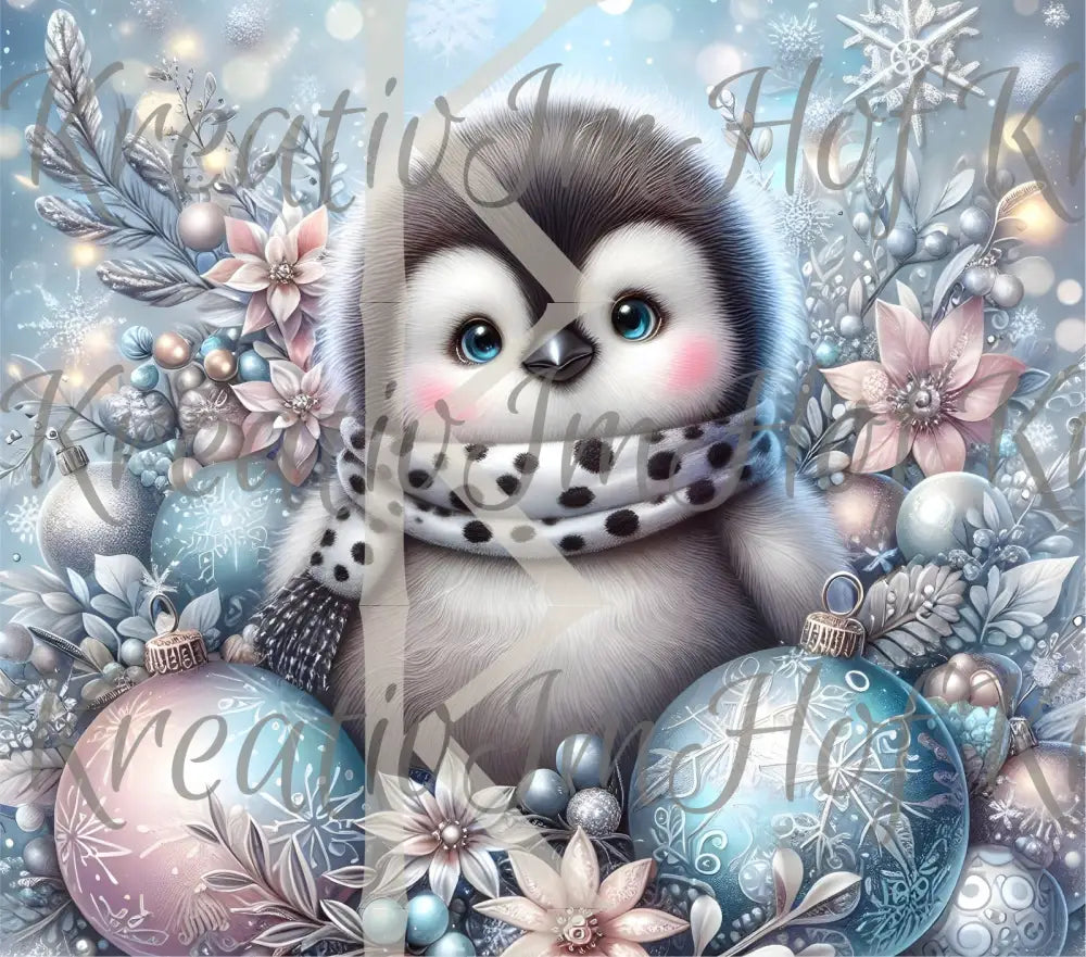 Coverpaper Weihnachtspinguin 10er Pack