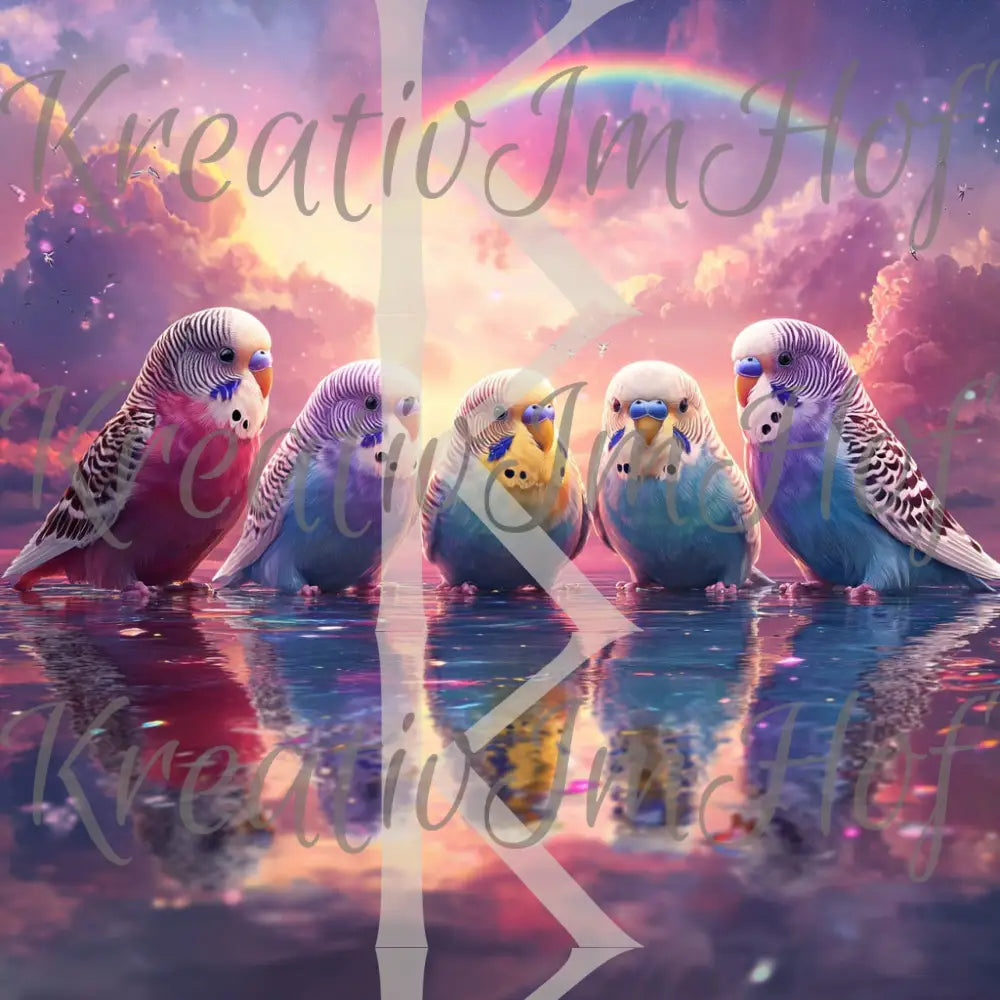 Coverpaper Wellensittich Crew 10er Pack