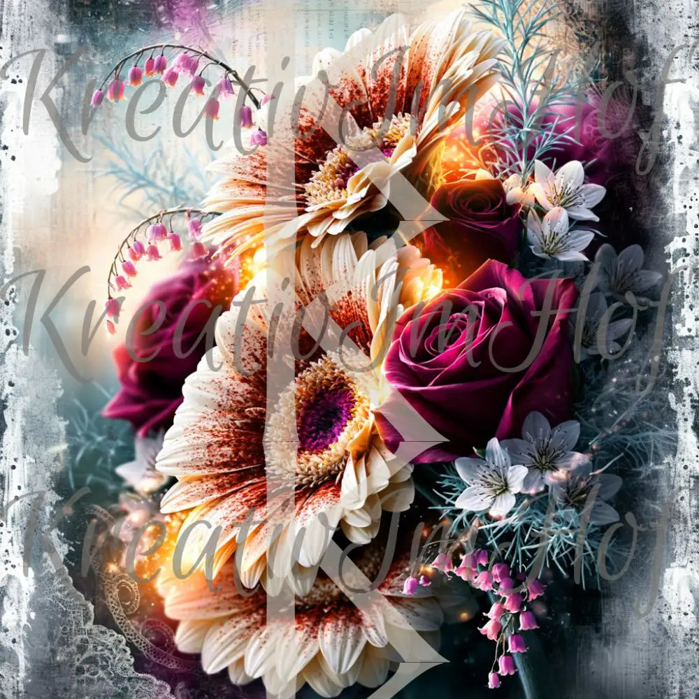 Coverpaper Zeit der Gerbera 10er Pack