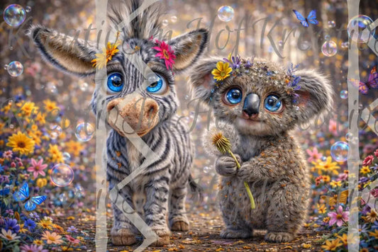 Coverpaper Zeselchen und Kiki Koala 10er Pack