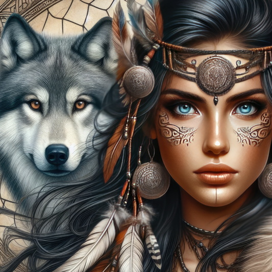 Coverpaper Indianer Beauty 10er Pack