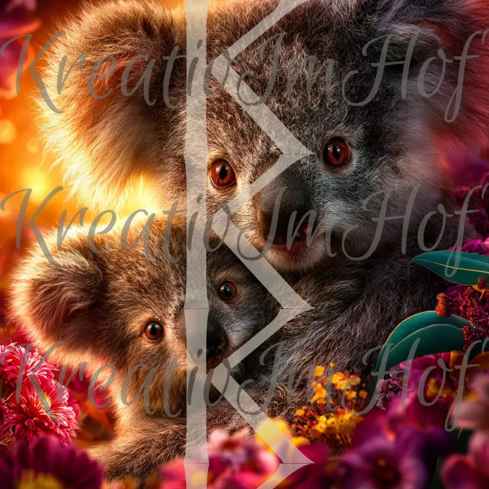Silver Special Coverpaper Koalaliebe 10er Pack